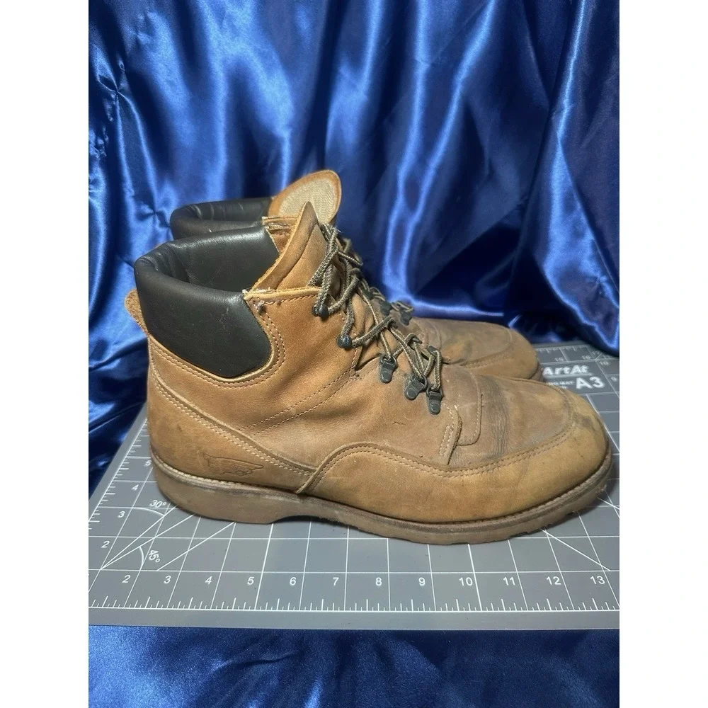 Red Wing Mens Size 11.5D Boots Brown Leather & Boot Oil  Dynaforce ASTM F2892-11